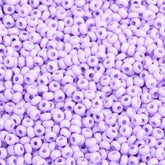 10/0 Preciosa Seed Beads Dyed Chalk Purple Solgel